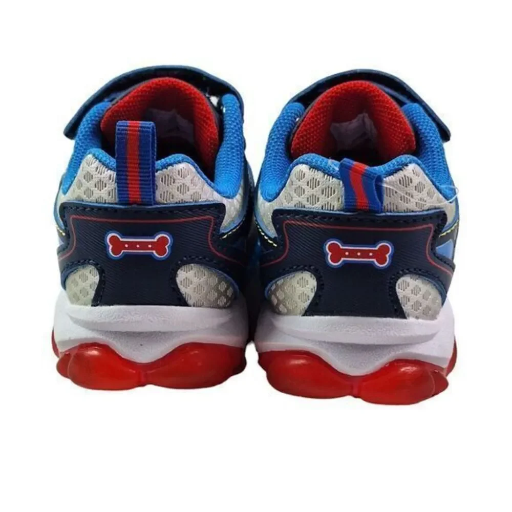 Paw Patrol Toddler Boys Light up Sneakers Size 7 Blue‎ Slip on Lightweight Shoes